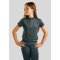 Montar Everly Junior S/S Polo - Dark Slate m. Rosegold 
