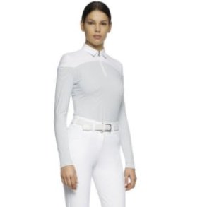 Cavalleria Toscana Pin Stripe Jersey Trje -  Hvid 