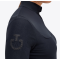 Cavalleria Toscana Jersey Trning Zip Polo - Sort 