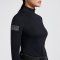 Cavalleria Toscana Tech Wool Half Zip Turtleneck Trje - Navy 