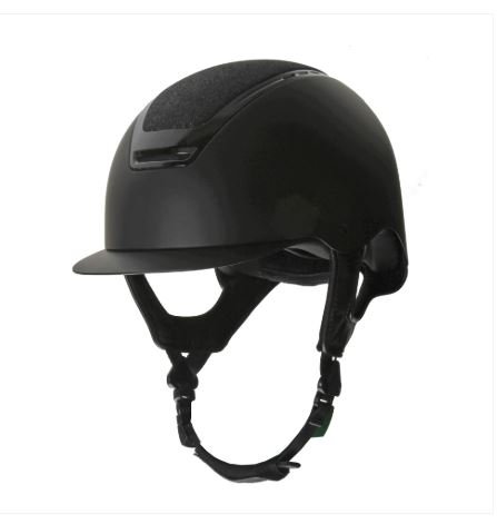 Riders Company Air Ridehjelm - Sort m. Glimmer 