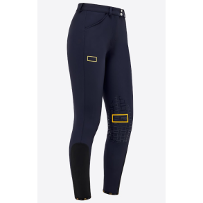 RG High Waist Ridebukser m. Fuld Grip - Navy 