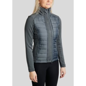 Montar Emma Quilt Hybrid Jakke - Dark Slate
