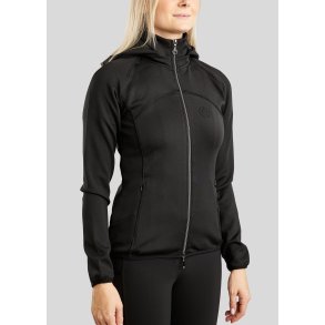 Montar Wendy Zip Softshell m. Lasercut - Sort 