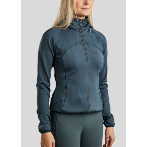 Montar Wendy Zip Softshell m. Lasercut - Dark Slate 