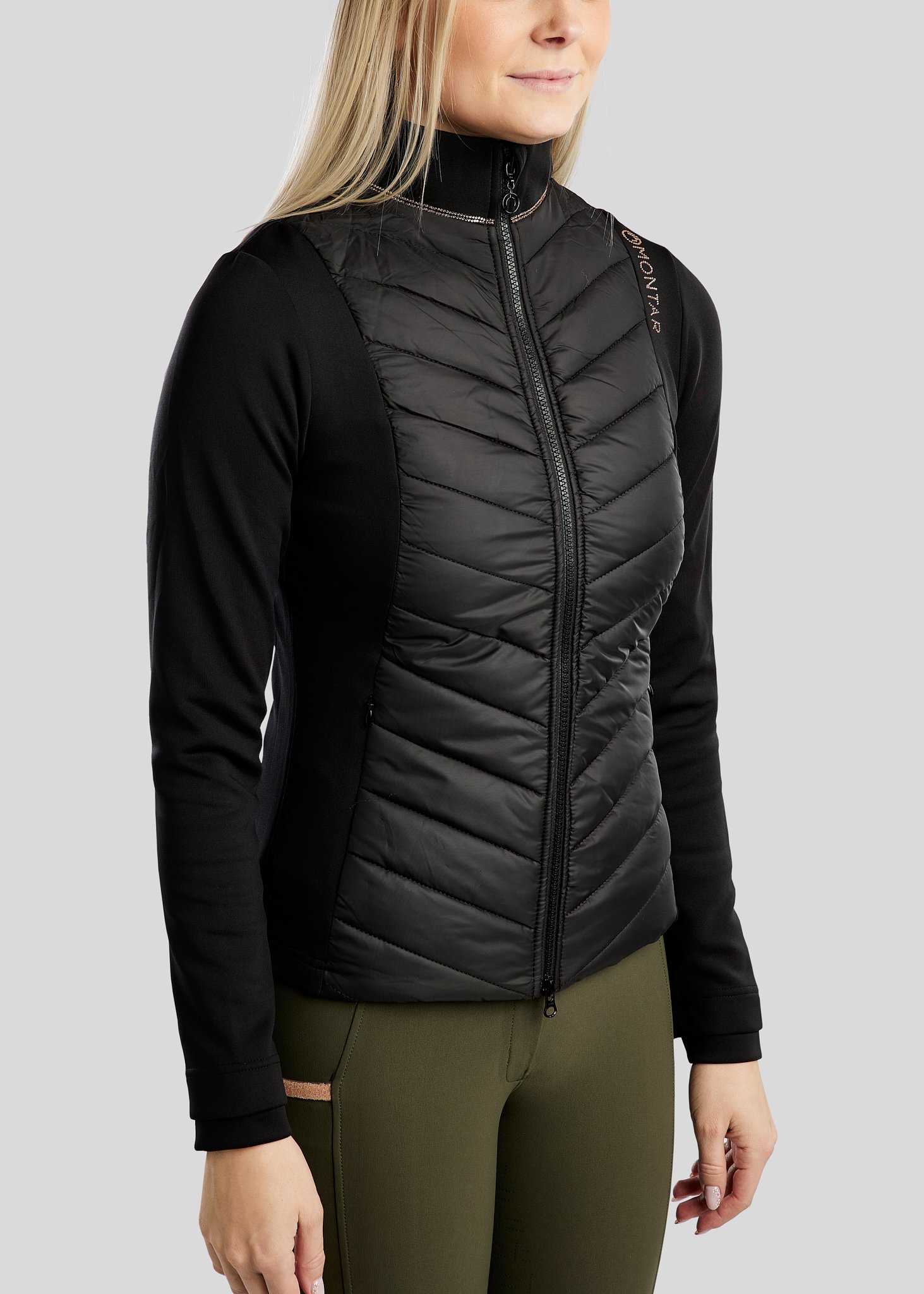 Montar Mari Hybrid Jakke - Sort m. Rosegold 