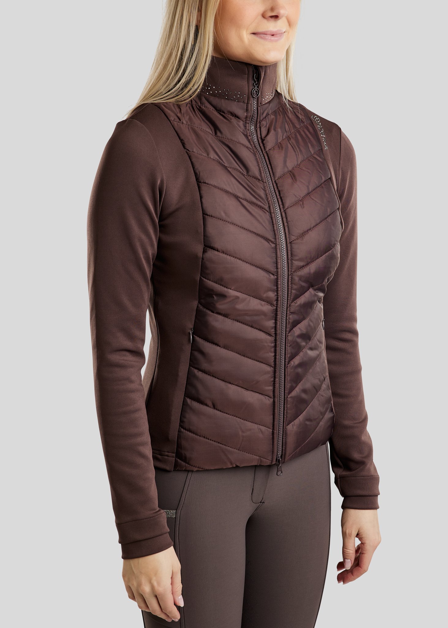 Montar Emilia Hybrid Jakke - Black Peony 