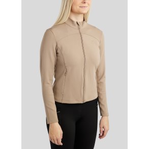 Montar MoDahne Jakke m. Full Zip - Taupe m. Champagne 