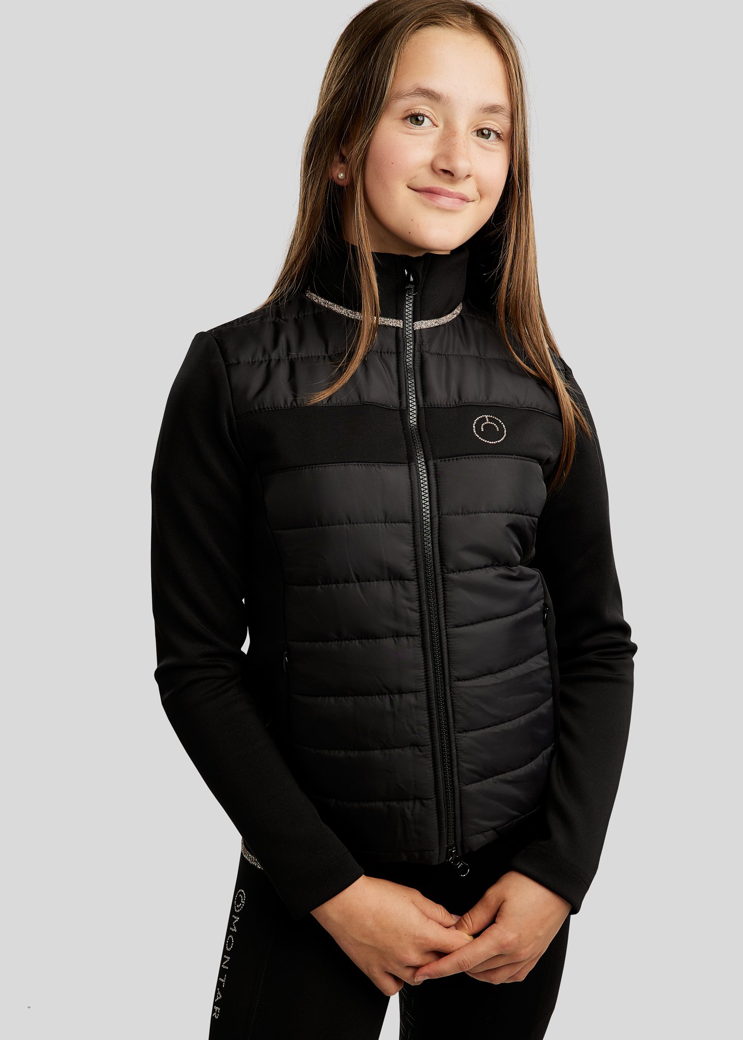 Montar MoLila Junior Hybridjakke - Sort m. Champagne