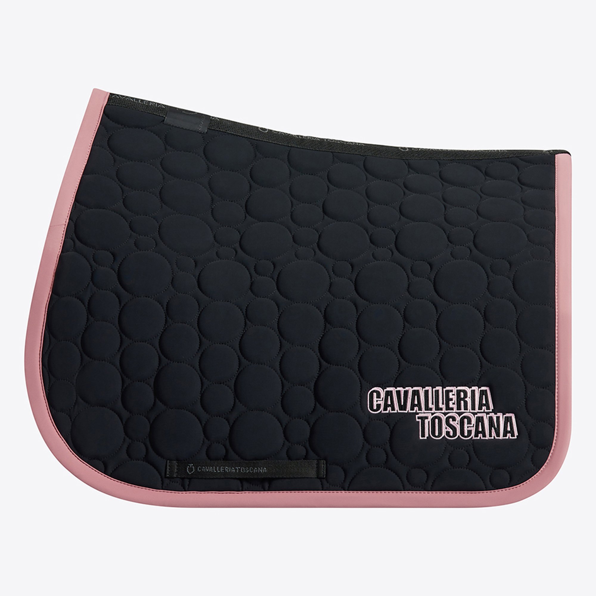 Cavalleria Toscana Bubble Quilted Underlag - Sort m. Pink 