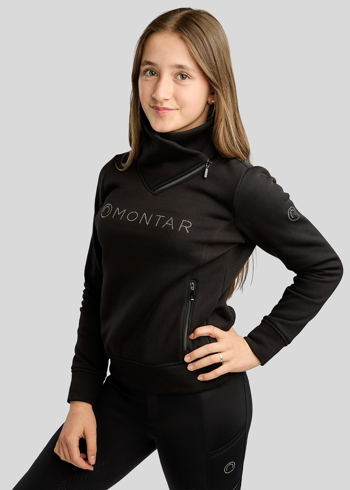 Montar MoNaja Junior Sweatshirt - Sort 