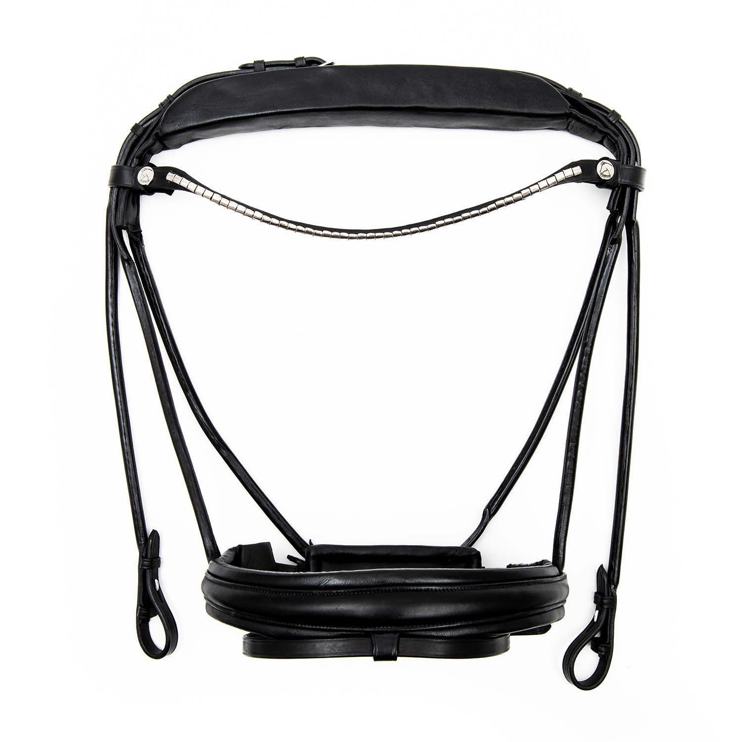 Finesse Bridles Cassidy Trense - Sort m. Slv