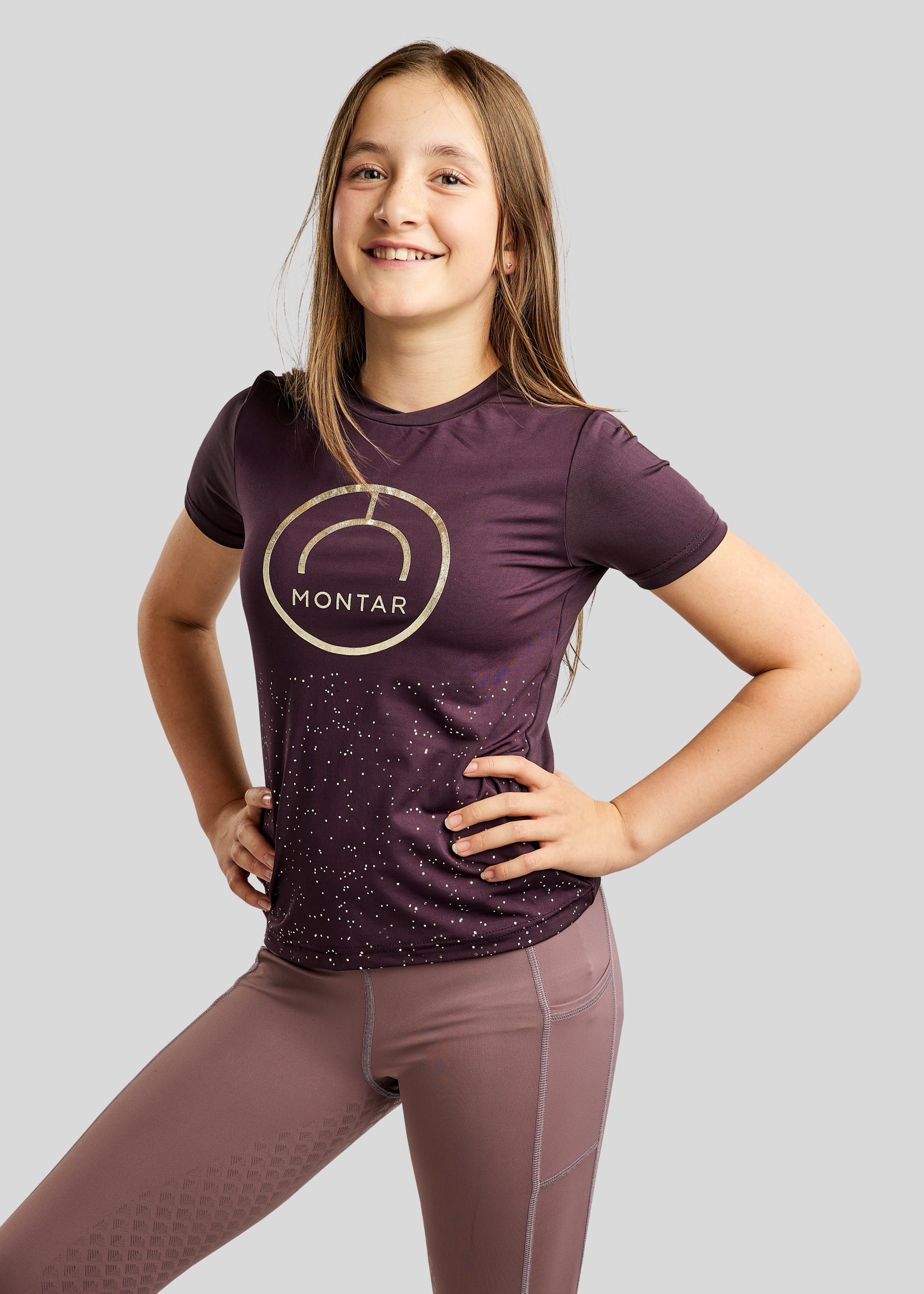 Montar MoSille Junior T-shirt - Fig m. Champagne 