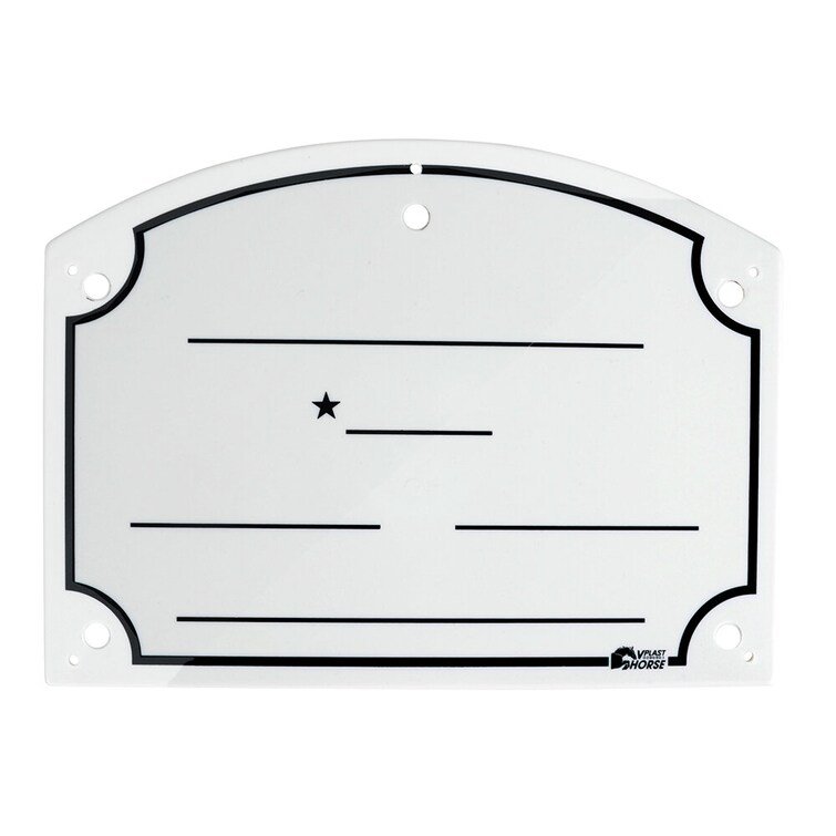 V-Plast Bokstavle 20 x 27 cm - Hvid 