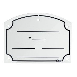 V-Plast Bokstavle 20 x 27 cm - Hvid 