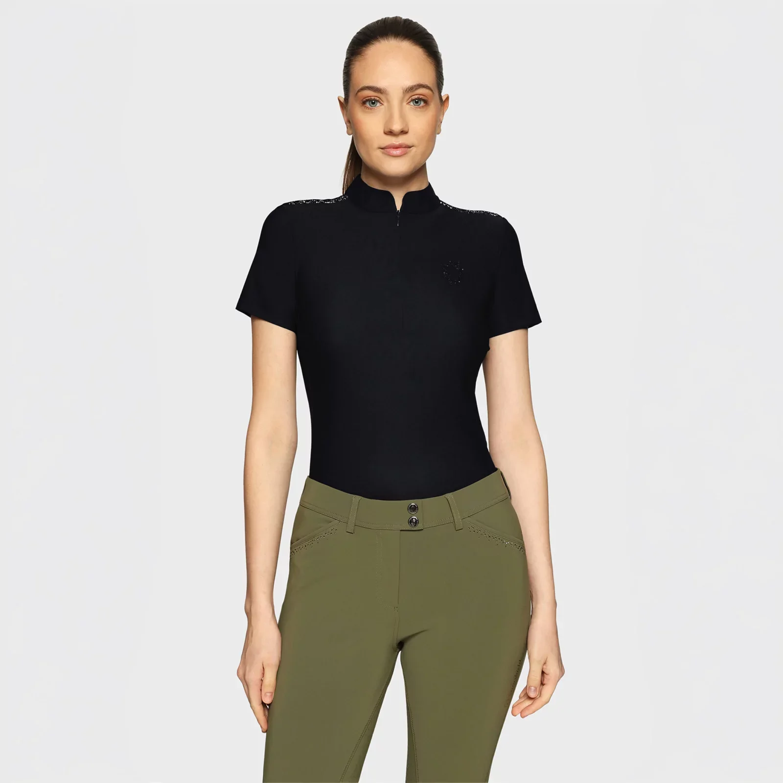 Samshield Bruna Premium S/S Tr�ningstr�je - Sort 