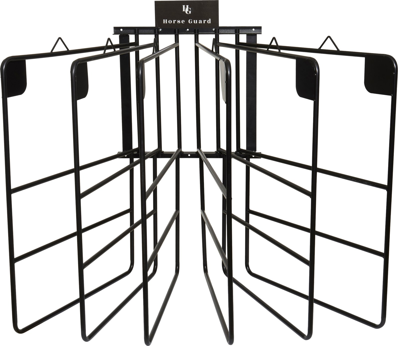 HorseGuard Dkkeholder m. 6-Arme - Sort 