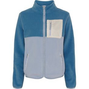Equipage Thea Zip Junior Fleecetrje - Cornet Blue 