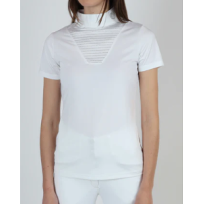 Montar Clare Crystal Showshirt - Hvid 