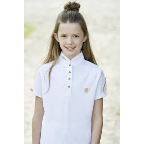 Covalliero Junior Stvneshirt - Hvid/Guld