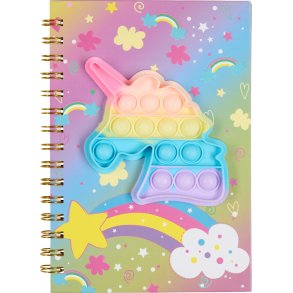 Equipage Pop It Notesbog - Rainbow 