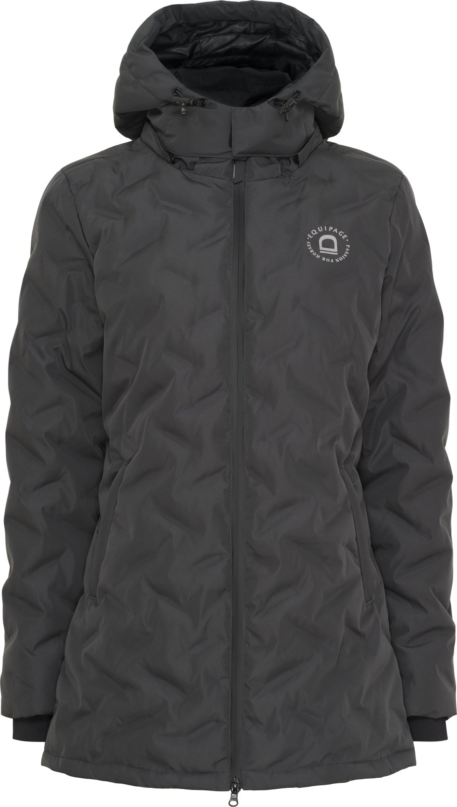 Equipage Valeska Parka Jakke - Asphalt 