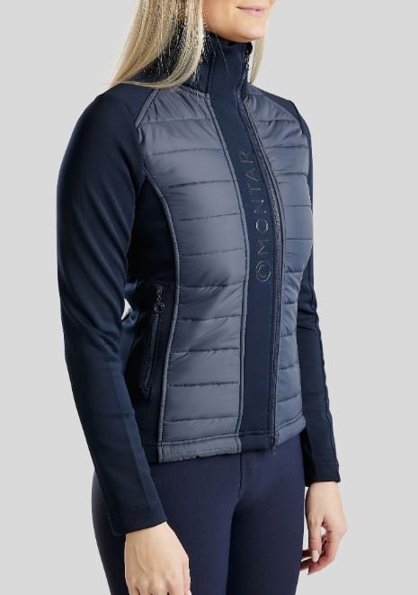 Montar Emma Quilt Hybrid Jakke - Navy