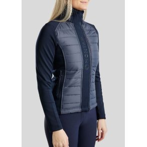Montar Emma Quilt Hybrid Jakke - Navy