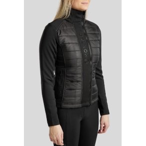 Montar Emma Quilt Hybrid Jakke - Sort 