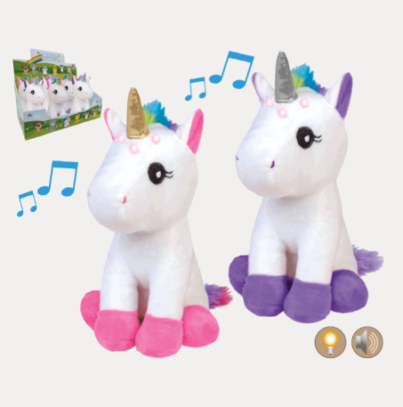 Waldhausen Fluffy Friends Unicorn Bamse - Flere Farver 