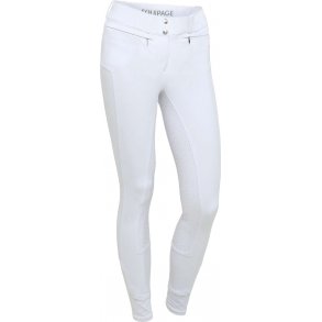 Equipage Iriri Junior Ridebukser - Hvid