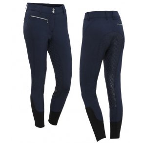 Equipage Alissa Ridebukser m. Grip - Navy
