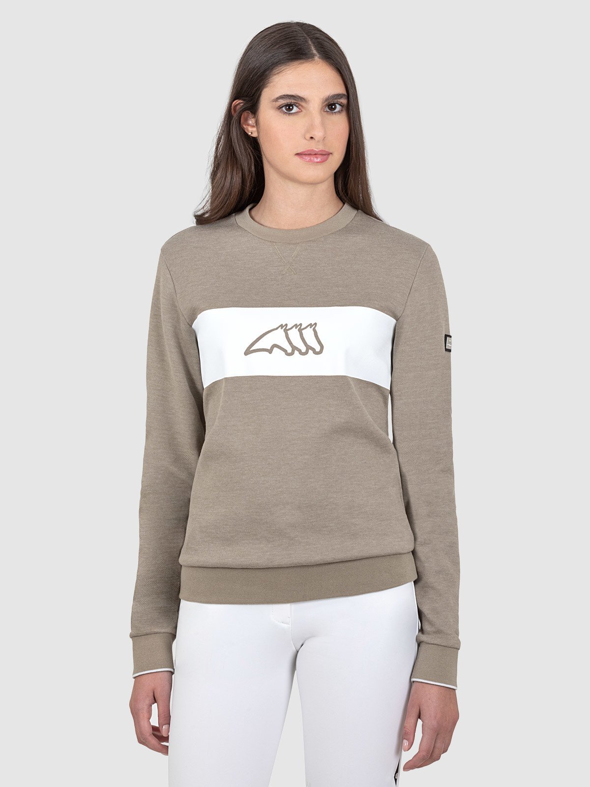 Equiline Eranie Sweatshirt - Sabbia 