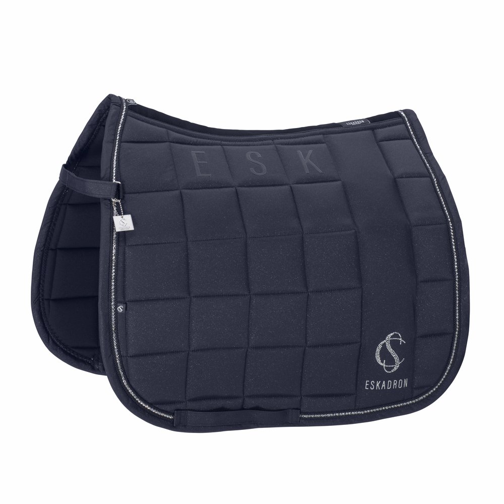 Eskadron Classic Sports Big Square Sparkle Crystal Underlag - Navy