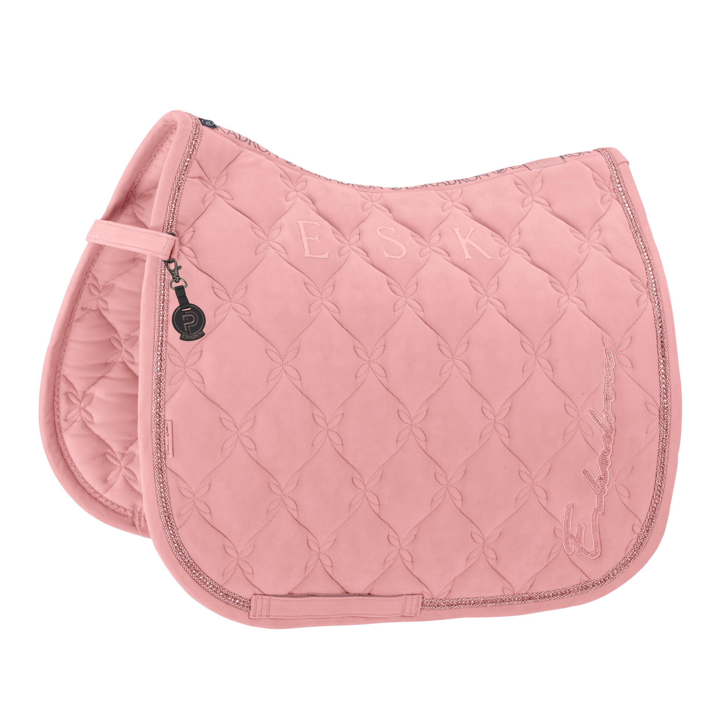 Eskadron Platinum Velour Crystal Underlag - Soft Rouge 