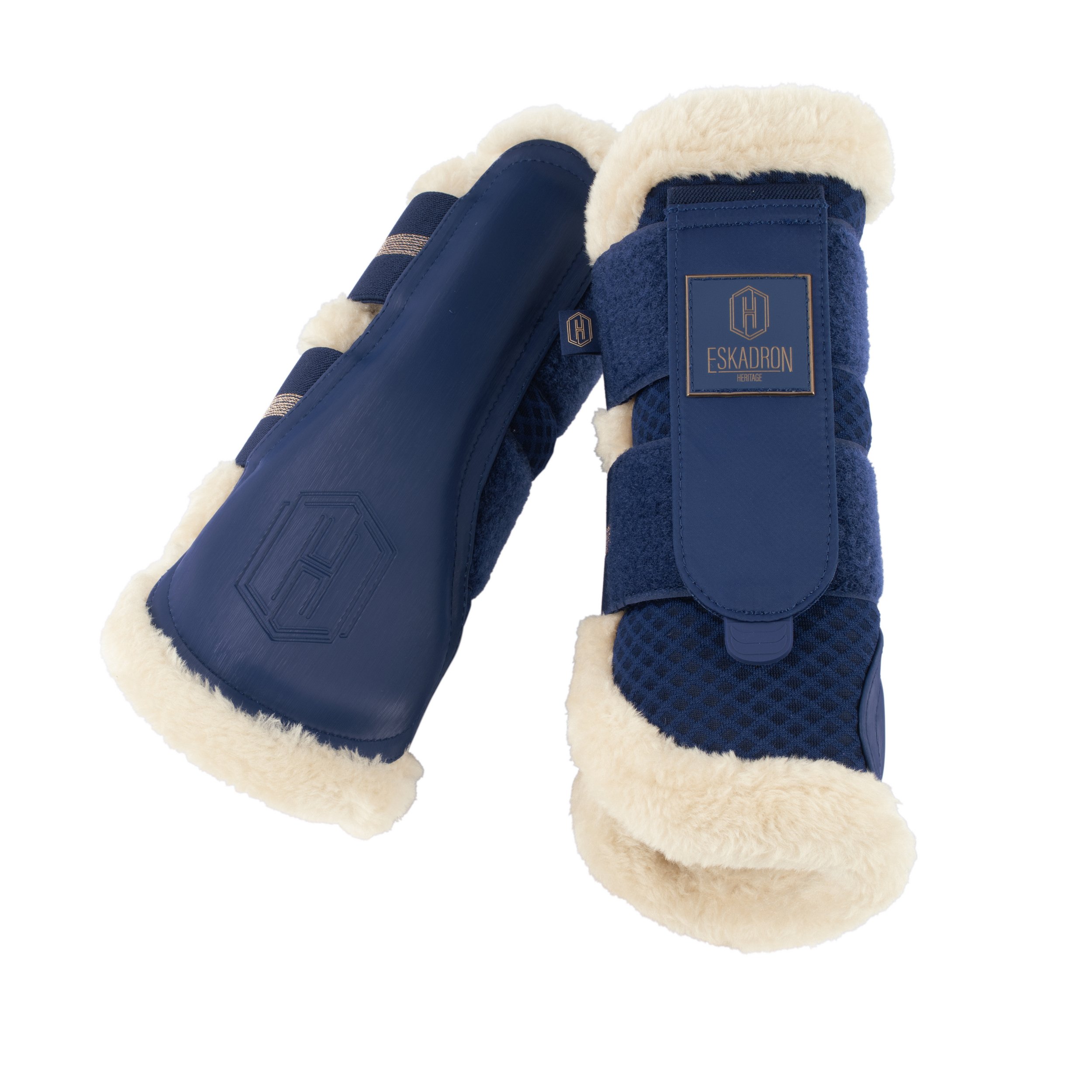 Eskadron Heritage Mesh Faux Fur Gamacher - True Blue 