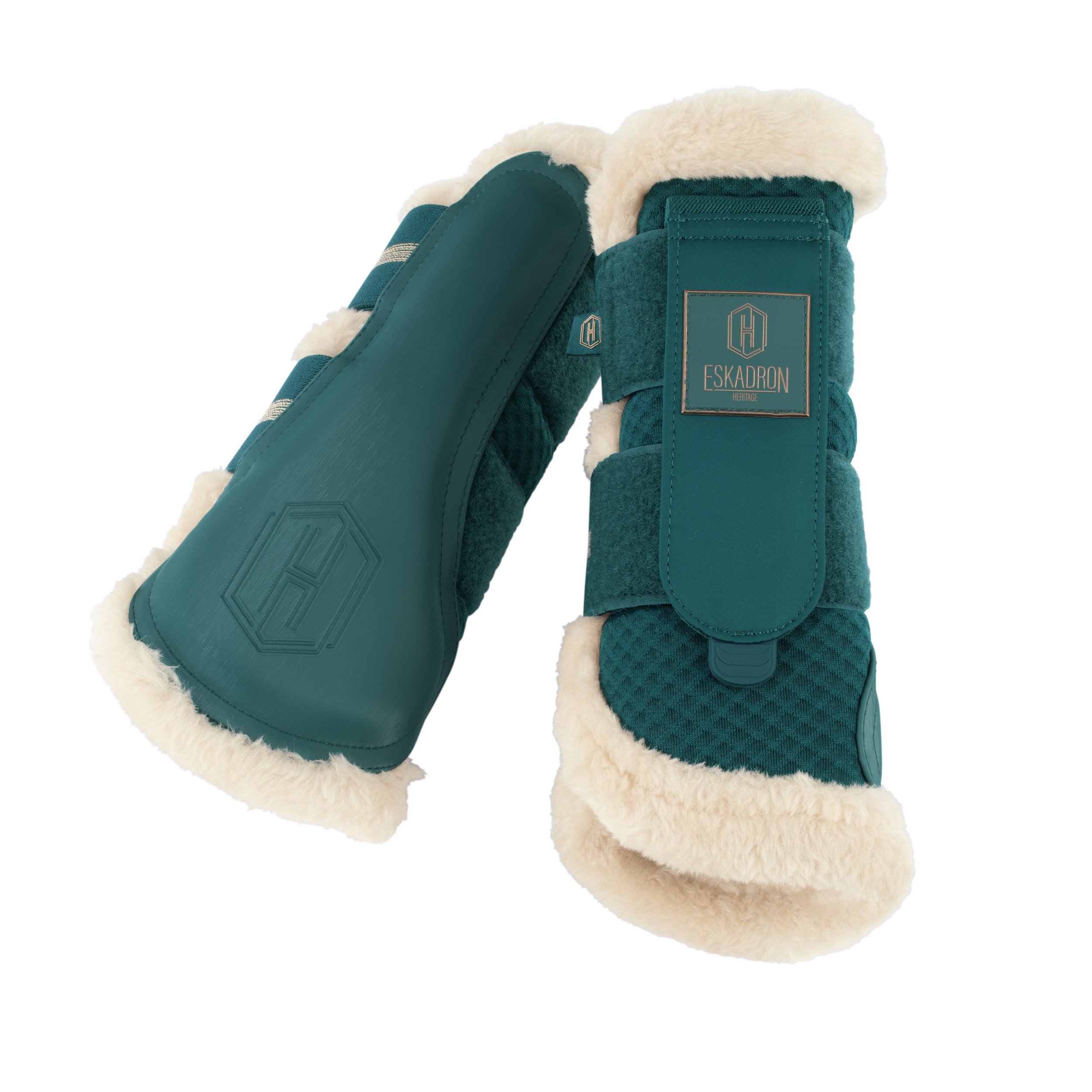 Eskadron Heritage Mesh Faux Fur Gamacher - Vintage Green 