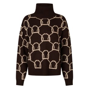 Eskadron Heritage Knit Jumper - Black Truffle & Cardamom 