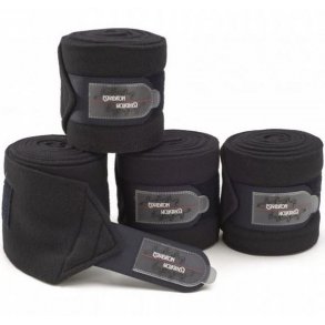 Eskadron Fleecebandager - Sort 