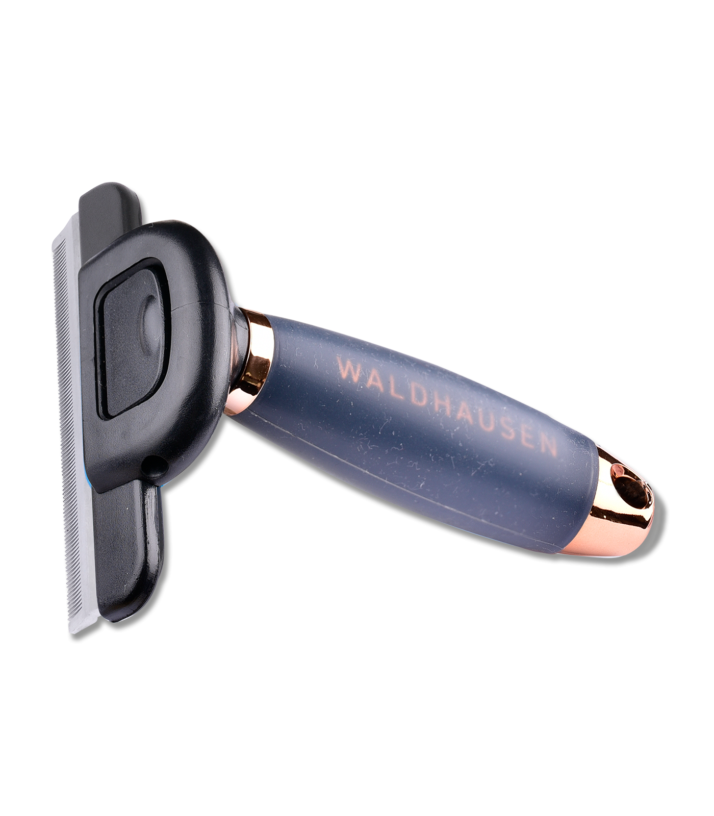 Waldhausen Fldestrigle m. Gel - Sort/Rosegold