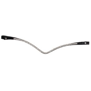 Montar Fair Pandebnd - Sort m. Crystal 