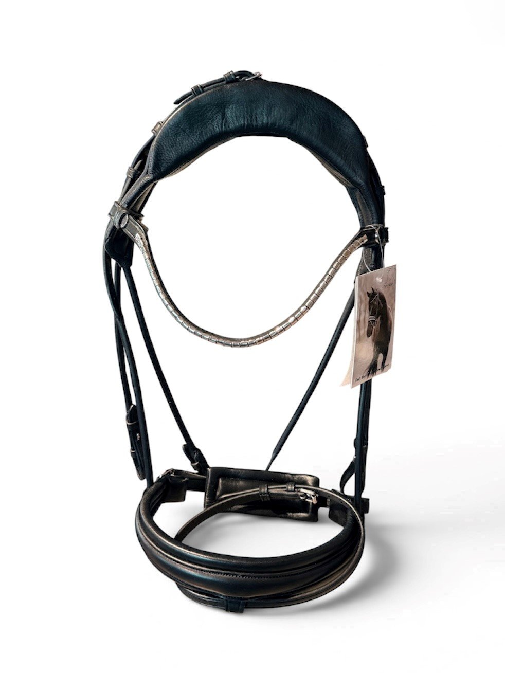 Finesse Bridles Cassidy 2.0 Trense - Sort m. S�lv 