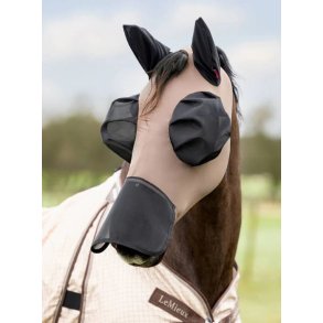 LeMieux Bug Relief Fluemaske m. Mulenet - Walnut 