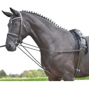 HorseGuard Trepunktstjle - Sort