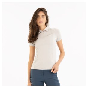 BR Inne Zip Up Polo - Chateau Gray 