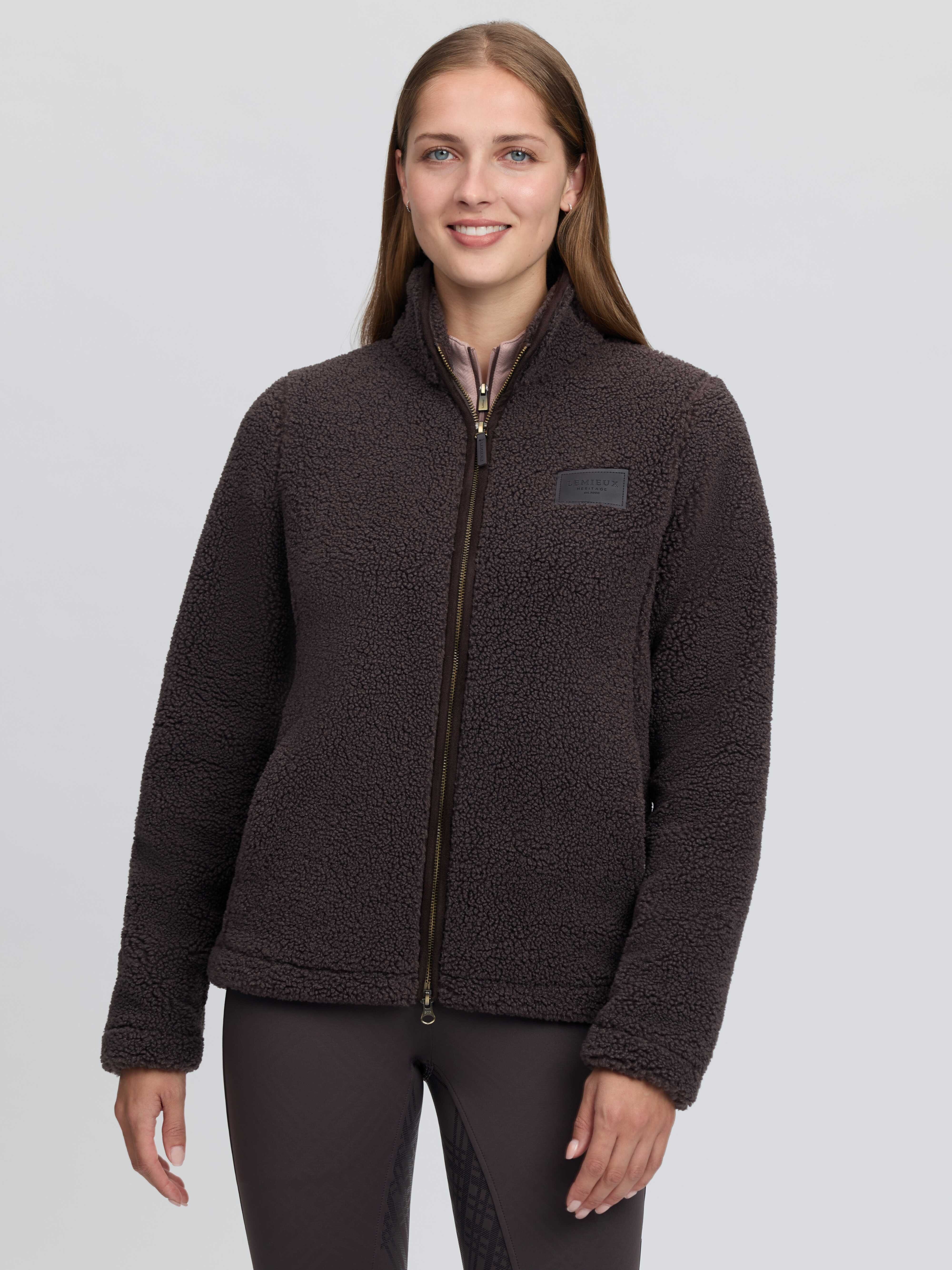 LeMieux Heritage Borg Shepherd Fleecejakke - Cocoa 