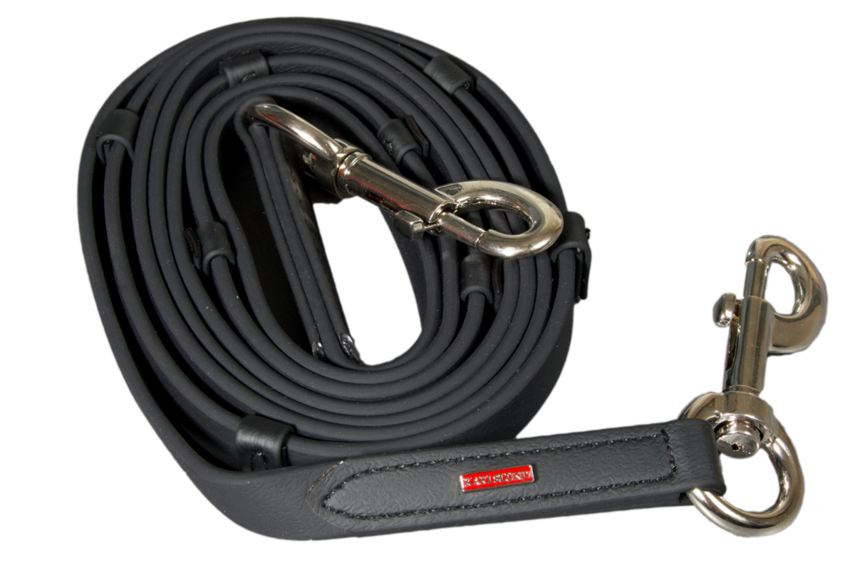 Karlslund Super Strap Tjle m. Karabinhage - Sort m. Chrome 