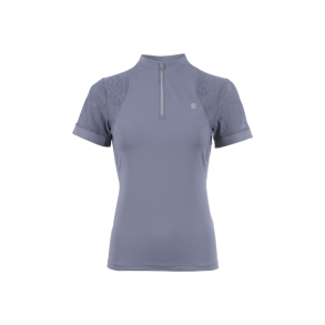 Cavallo Lace Halfzip T-shirt - Blue Shadow 