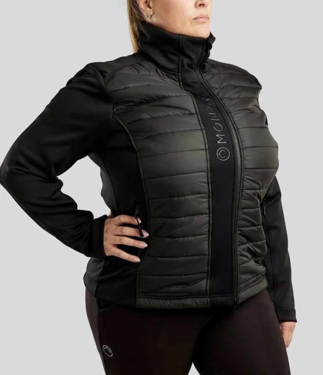 Montar Emma Curve Quilt Jakke - Sort