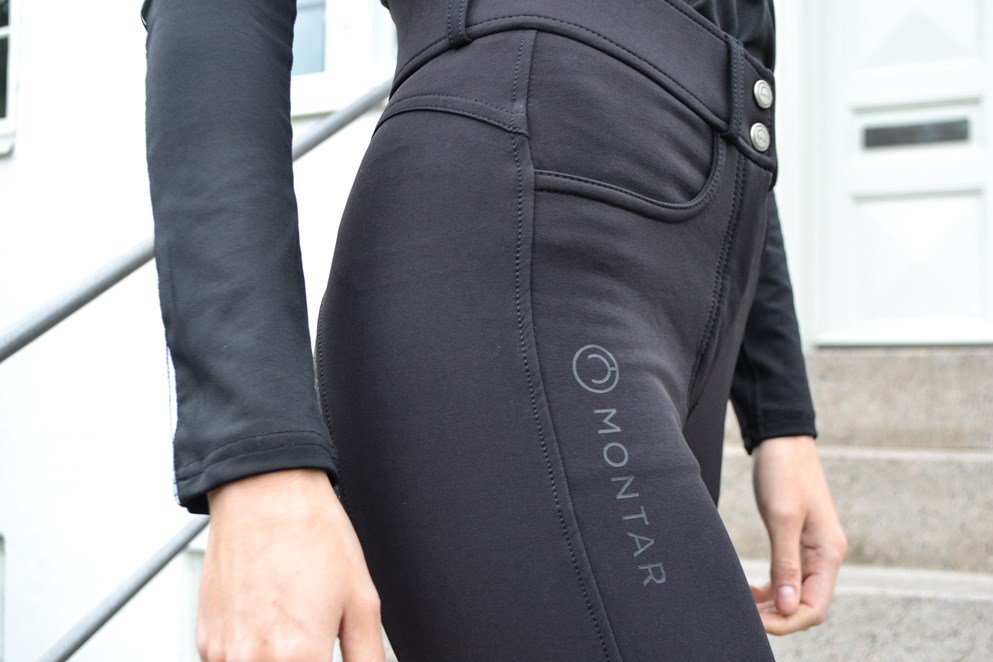 Montar Ess High Waist 2.0 m. Grip - Sort